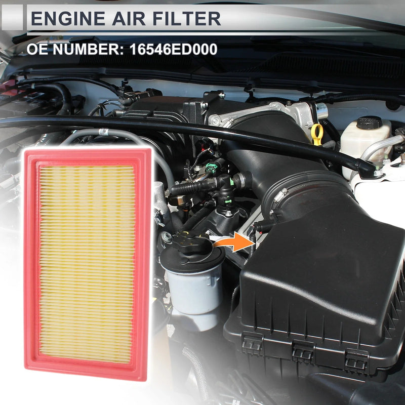 Nissan Versa 1.6L 1.8L (2007-2012) 1 Pcs Engine Air Filter