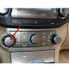 Toyota Highlander 3 x Air Conditioning Control Knob Covers (2009-2013)