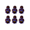 Motorcycle Bike 6 x Titanium Bolts Torx Head Flange Screws M8x25mm