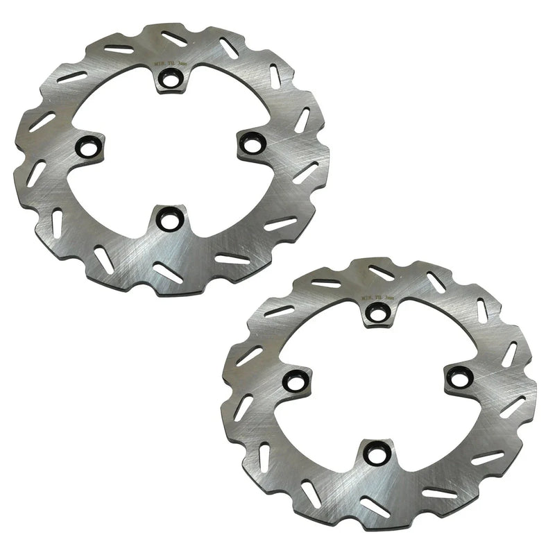Kawasaki Brute Force 650 2 x Front Wave Disc Brake Rotors (2005–2013)
