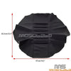 Honda CR125 CR250R CRF150F CRF230F Black Ribbed Gripper Seat Cover