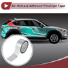 Car, Motorcycle and Boat Laser Silver Tone Pinstripe Tape 50mmx50m