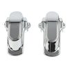 Harley Dyna FXD Street Bob FXDB FXDBI Chrome Rear Frame Axle Covers (2006-2017)