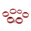 Ford F150 XLT (2015-2020) Red 6x Air Conditioner Switch Knob Trim