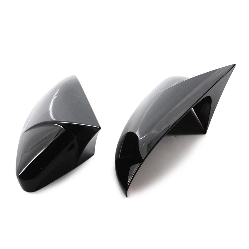 VW Golf MK7 R R-Line Glossy Black Rear Mirror Cover Caps (2014-2019)