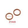 Motorcycle 20 Pcs 39mm Exhaust Pipe Muffler Gasket