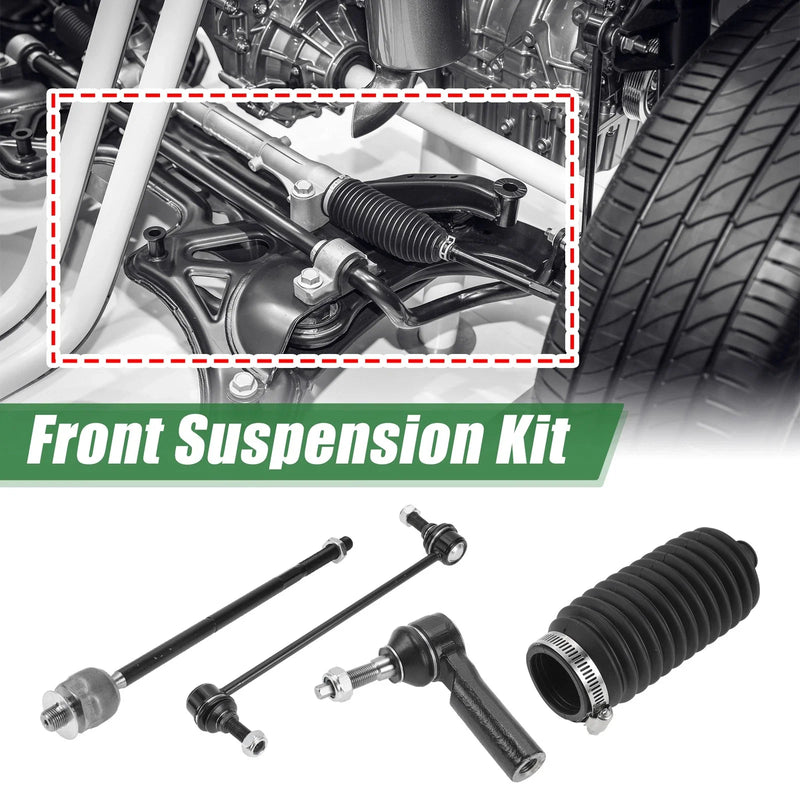 Ford Mustang 8pcs Front Suspension Kit Tie Rod Ends & Sway Bar Links (2005-2010)