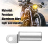 Motorcycle Handlebar Extender 10mm Aluminum Alloy Silver Tone