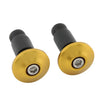 Motorcycle Dirt Bike - Gold 7/8'' Handlebar Grips Caps