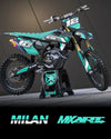 Gas Gas MC 50 (2024-2026) Milan Style Stickers Custom Graphics Kit