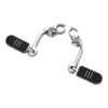 Harley Chrome 1-1/4" Pegstreamliner Long Angled Highway Guard Foot Pegs
