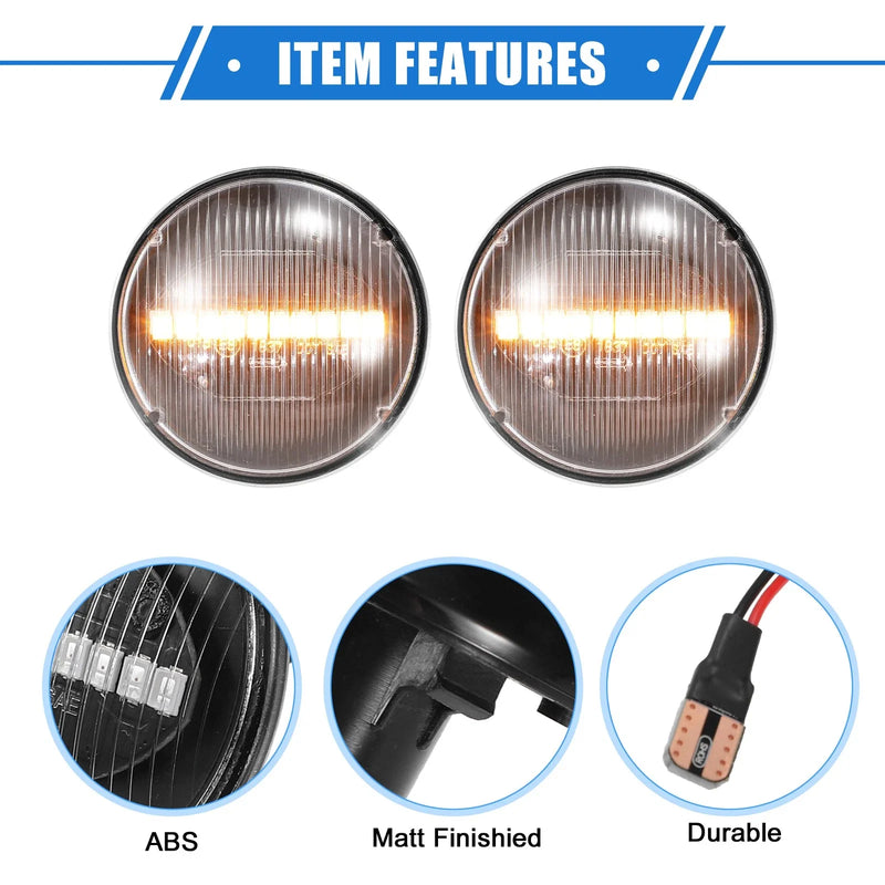 Land Rover Range Rover Side Marker Lights  Yellow (2006-2012)