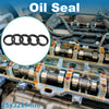 Oil Seal 25x32x7mm Seal Ring Rotary Shaft Seal Nitrile Rubber Black 5 Pcs