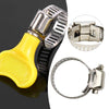 Stainless Steel Clips Drive Hose Clamps Silver Accessories