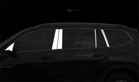 Volkswagen Atlas 12Pcs Stainless Door Pillar Trim Cover (2018–2021)