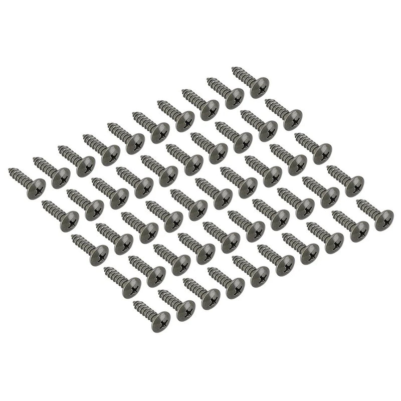 50pcs Car Bumper Mud Flaps Inner Fender Trim Panel Wheel Well Bolts