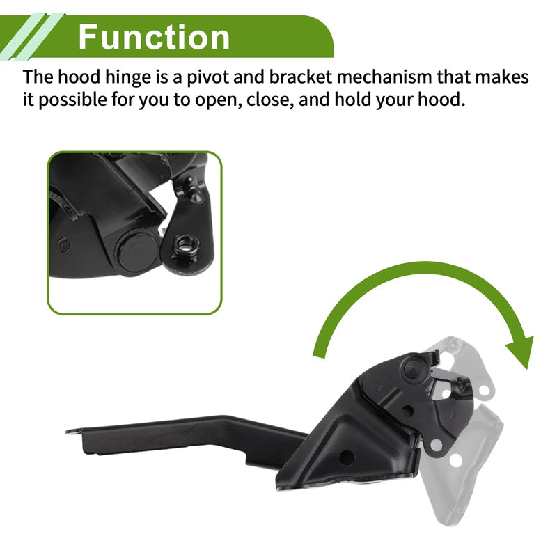 Toyota Highlander Hood Hinges 1 Pair (2008-2013)
