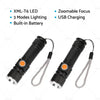 Car Black USB Rechargeable LED Flashlights (2015-2023)