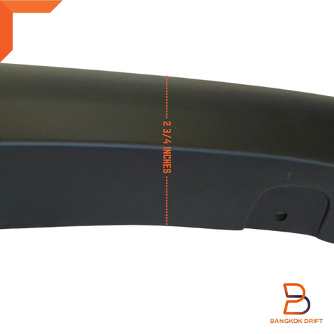 Toyota Hilux Revo Widebody 18-20 Matte Black Smooth Fender Flare Arch