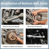Dodge Ram 2500 3500 4 x Front Upper & Lower Ball Joints