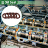 Make Model Oil Seal 25x35x6mm Brown 5 Pcs