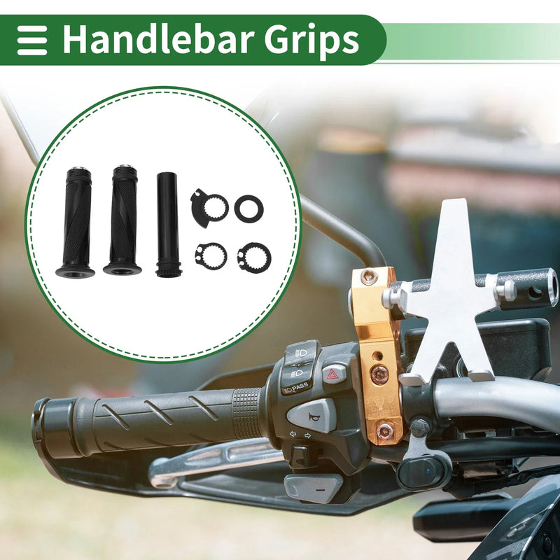 Motorcycle 7/8" 22mm Handlebar Grips Cover