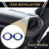 Jeep Wrangler JK JKU 2 Door 4 Door A Pillar Speaker Ring Cover Trim (2007-2018)