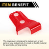 Jeep Wrangler JL Gladiator Red Door Handle Hinge Cover Trim (2018-2023)