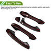 Kia K5 LX LXS (2020-2025) Gloss Black 1 Set Exterior Door Handle Cover Trim