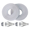 Car Stripe Stickers Silver Streamline Double Line Tape Decal Vinyl