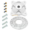 Polaris Scrambler 500 Front Wheel Hub & Studs & Brake Rotor Kit (2010–2012)