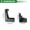 Mud Flaps Front & Rear Infiniti Q50L (2015-2019)