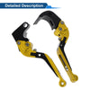 Honda CBR600RR (2003-2019) Gold Black Adjustable Brake Clutch Levers