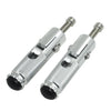 Universal Motorcycle Bike - Silver Folding Foot Pegs
