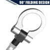 Honda Fit Silver Tone Round Bumper Trailer Ring Eye Towing (2009-2013)