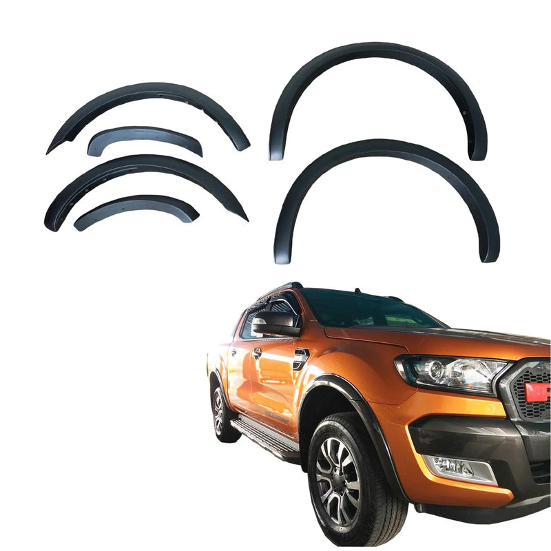 Ford Ranger T6 PXL XLT XLS Wildtrak 3" Slim Fender Flares (2015-2018)