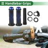 Motorcycle Blue Curve Pattern 7/8" / 22mm / Hand Grips Covers