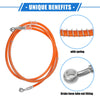 Motorcycle Brake Hose Line 150cm 59.06" 10mm Hydraulic Pipeline