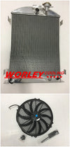 1932 Ford 3 Core Aluminum Radiator & Fan (1932)