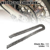 Motorcycle ATV Dirt Bike 116 Link Non O-Ring Motorcycle Chain