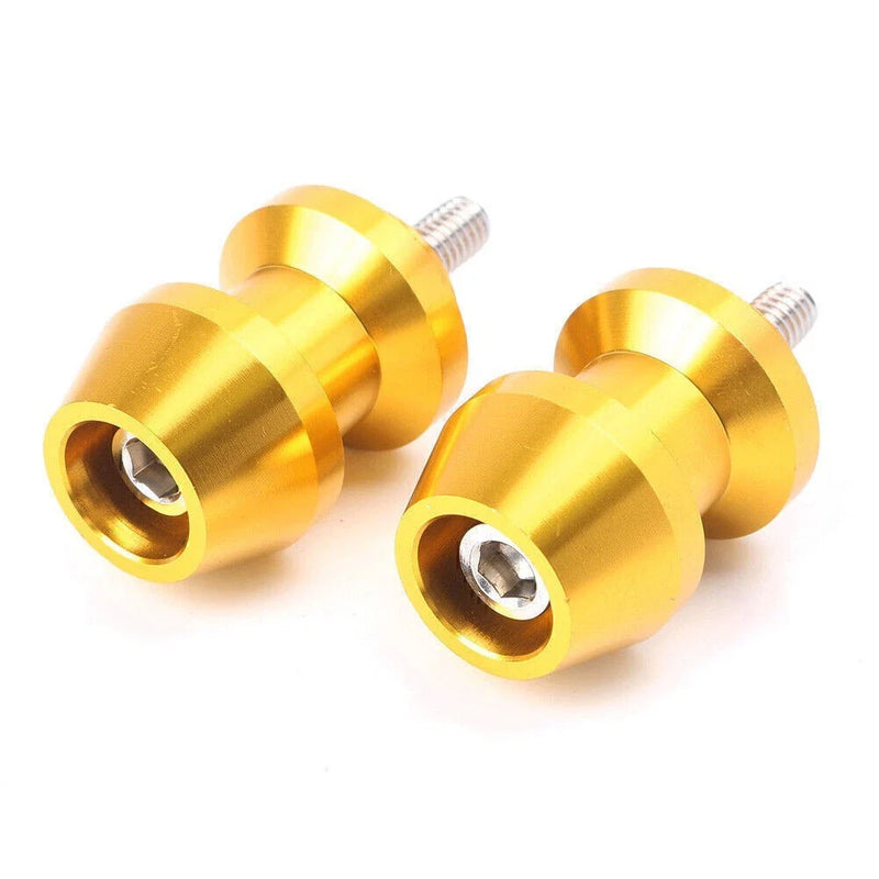 Yamaha VMAX Universal Gold 6mm Swingarm Sliders Spools