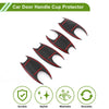 BMW X3 Carbon Fiber Black 4 Pcs Cup Protector (2022-2023)