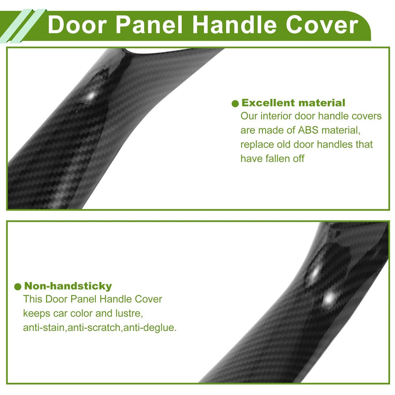 BMW 5 Series (2017-2022) Carbon Black Door Panel Handle Trim Cover