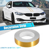 Car / Motorcycle 1.2 Width 164ft Decorative Strips Waterproof Gold Tone