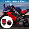 Motorcycle 2 x Front Fork Frame Sliders Aluminum Alloy Red