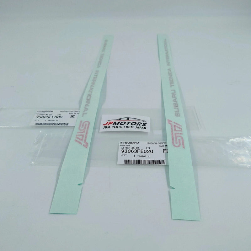 Subaru Impreza WRX STI Door Decals / Side Front Door Decals Stickers /