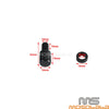 Harley Sportster XL1200 Black Mirror Hole Plugs Screws Bolt Kit (2007-2019)