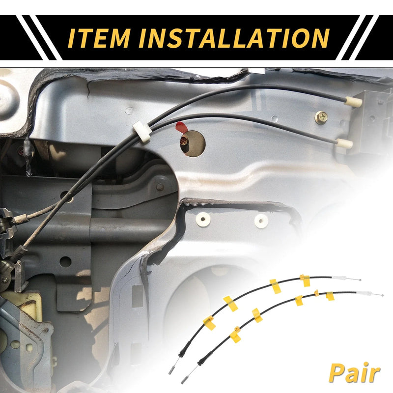 Ford F-150 Door Latch Release Cable 2 x (1997-2003)