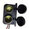 Car Truck 12V Dual Cigarette Lighter Plug Socket Splitter Cord
