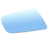 BMW 5 6 E60 E61 E63 E64 Heated Blue Door Mirror Glass (2003-2010)